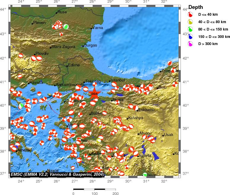 Regional moment Tensor