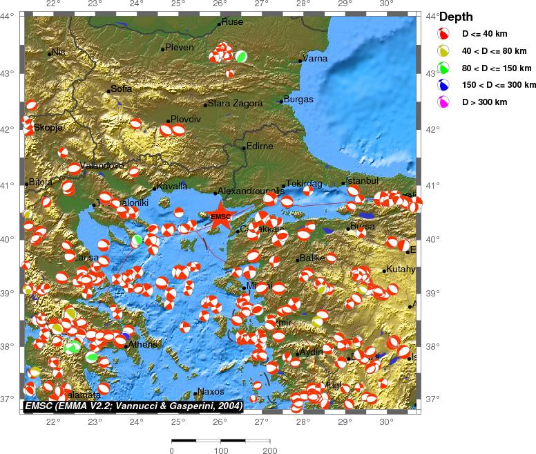Regional moment Tensor