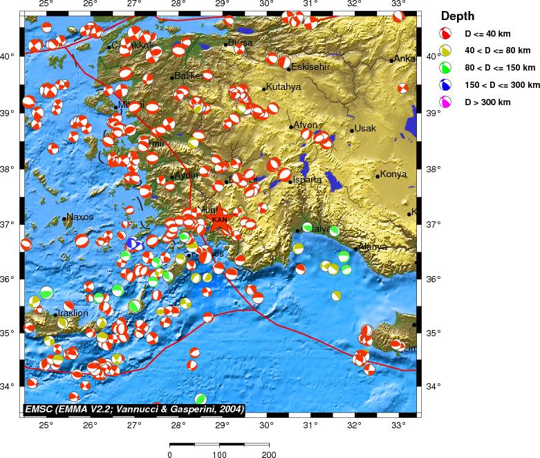 Regional moment Tensor