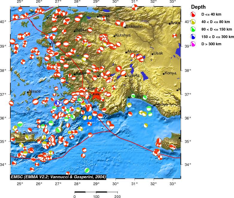Regional moment Tensor