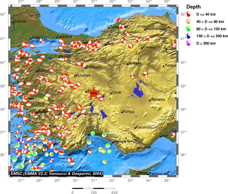 Regional moment Tensor