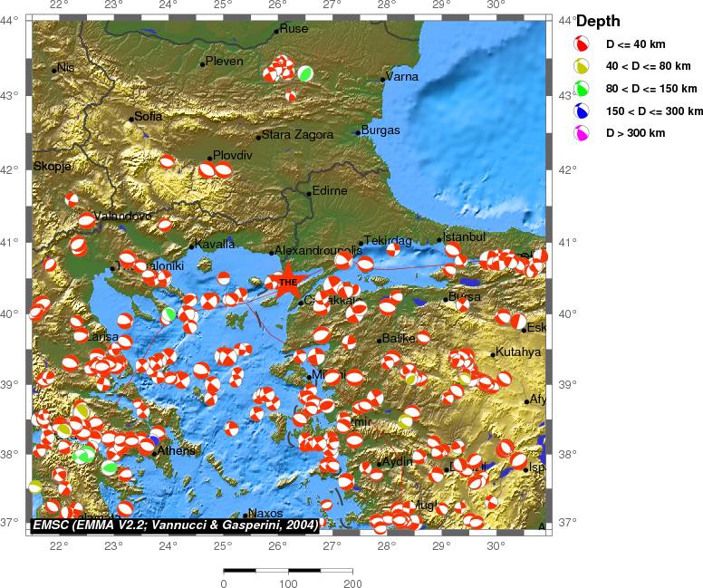 Regional moment Tensor