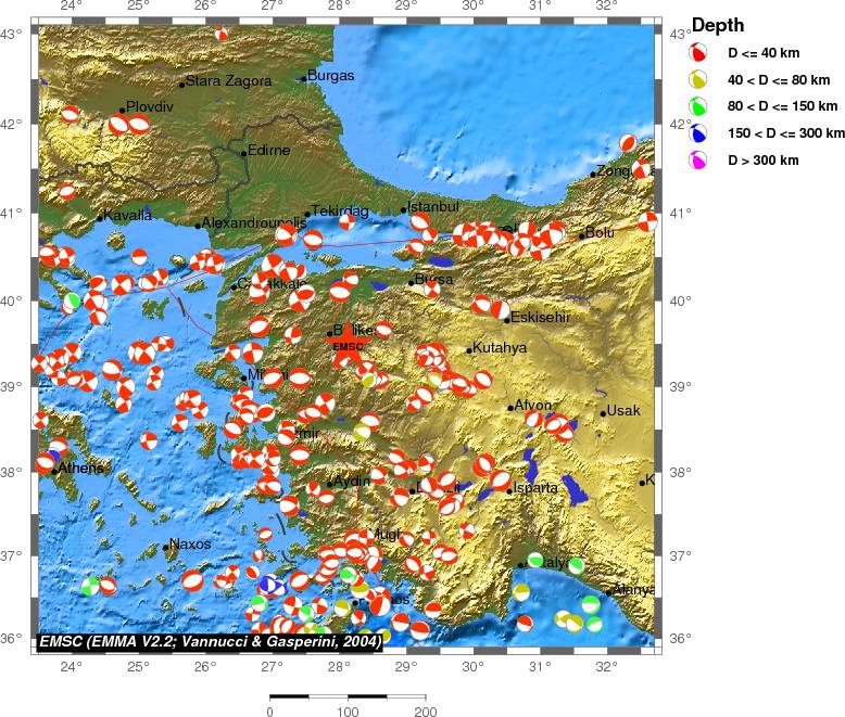 Regional moment Tensor