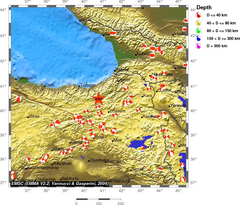 Regional moment Tensor