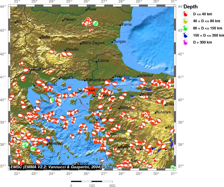 Regional moment Tensor