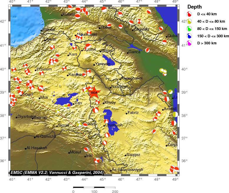 Regional moment Tensor