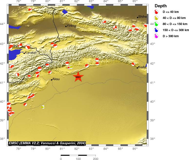 Regional moment Tensor