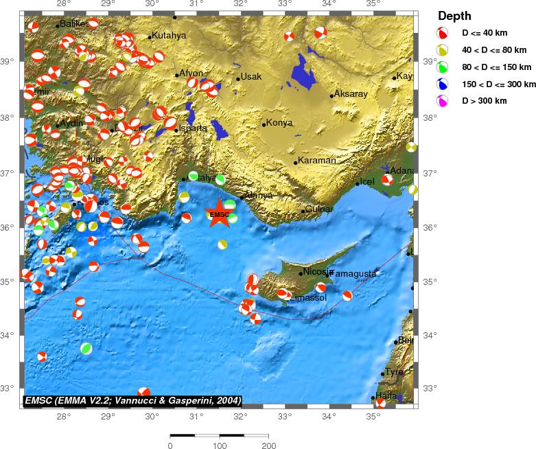 Regional moment Tensor