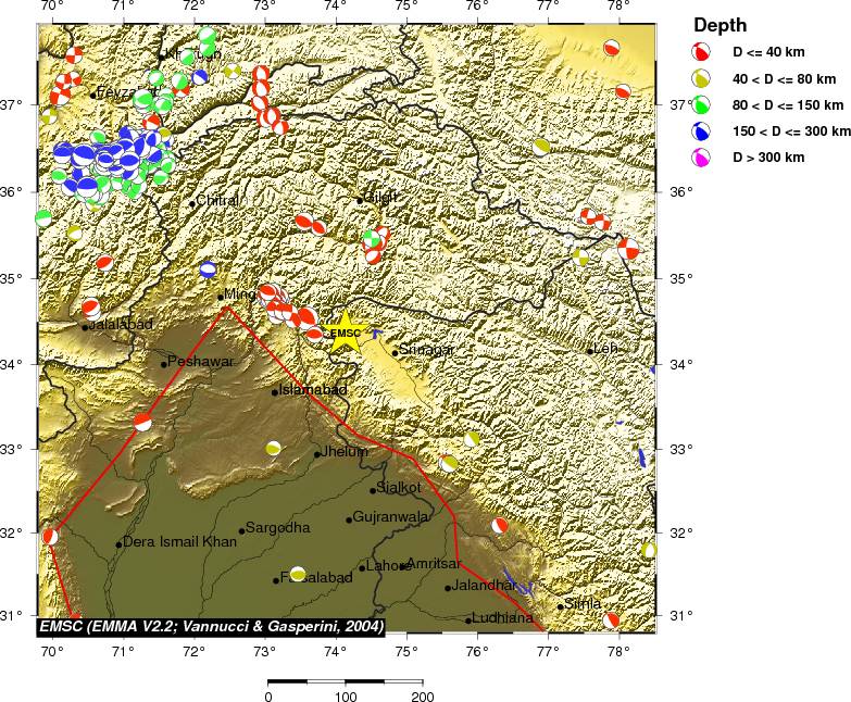 Regional moment Tensor