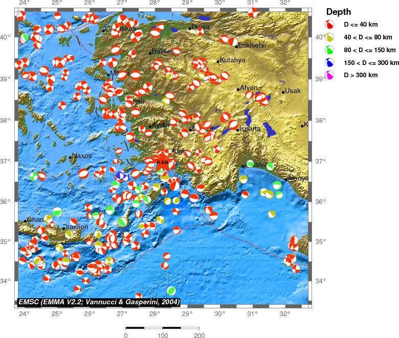 Regional moment Tensor