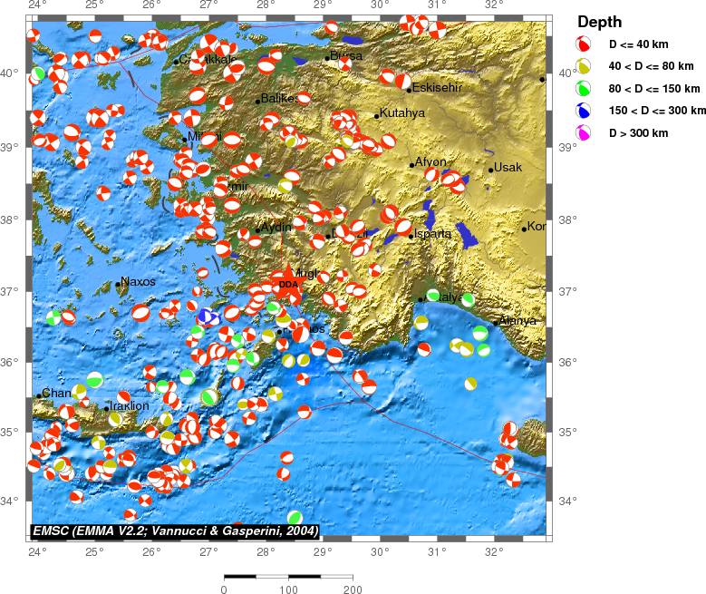Regional moment Tensor