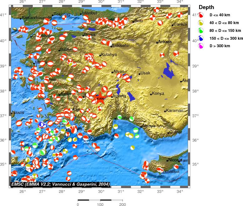Regional moment Tensor