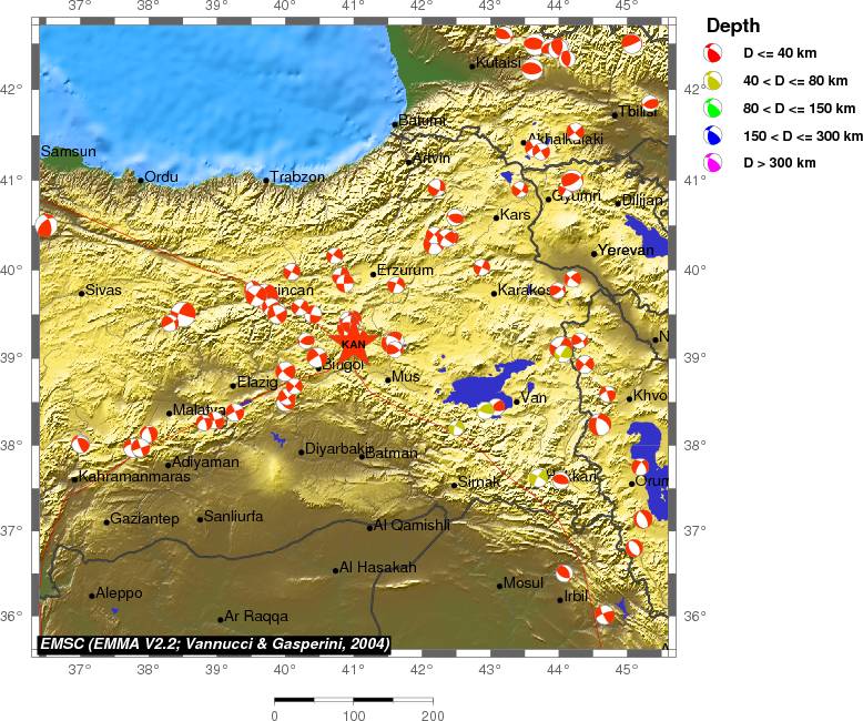 Regional moment Tensor