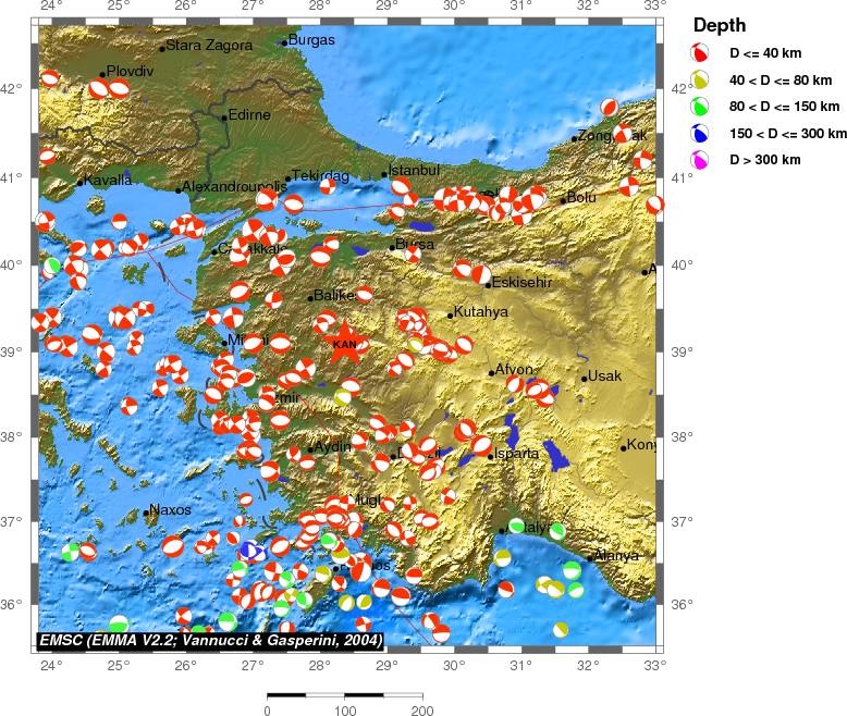 Regional moment Tensor