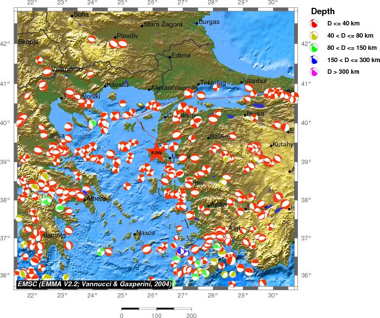 Regional moment Tensor