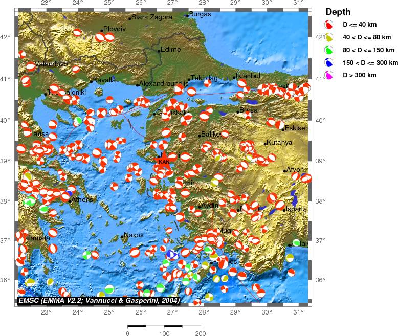 Regional moment Tensor
