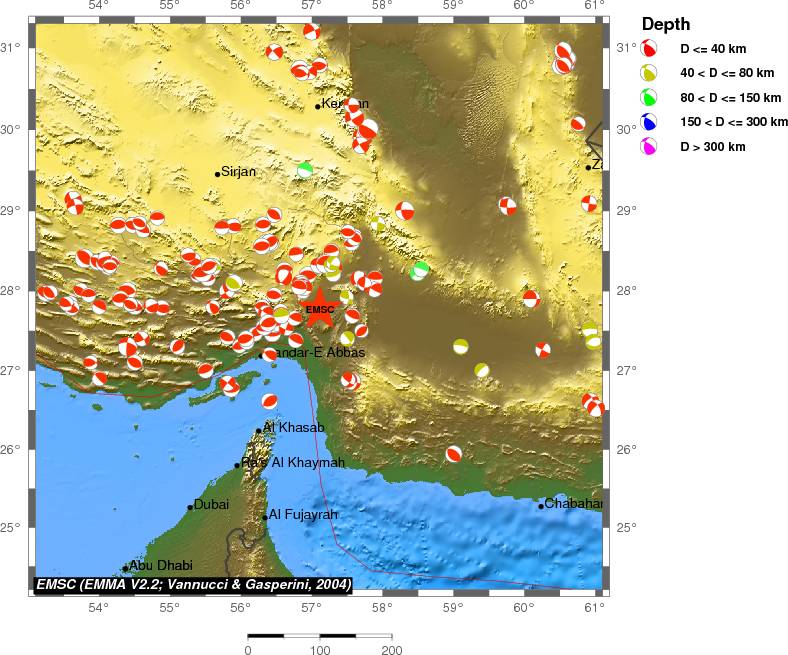 Regional moment Tensor