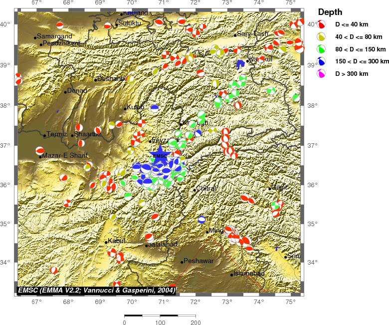 Regional moment Tensor