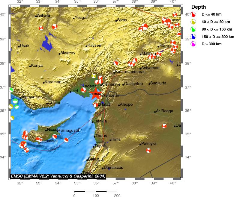 Regional moment Tensor