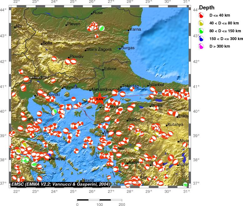 Regional moment Tensor