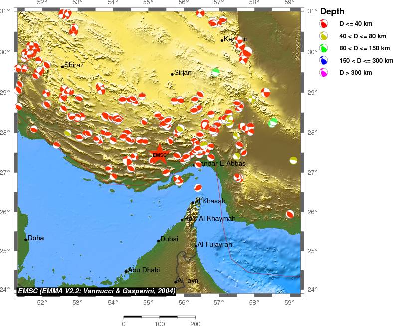 Regional moment Tensor
