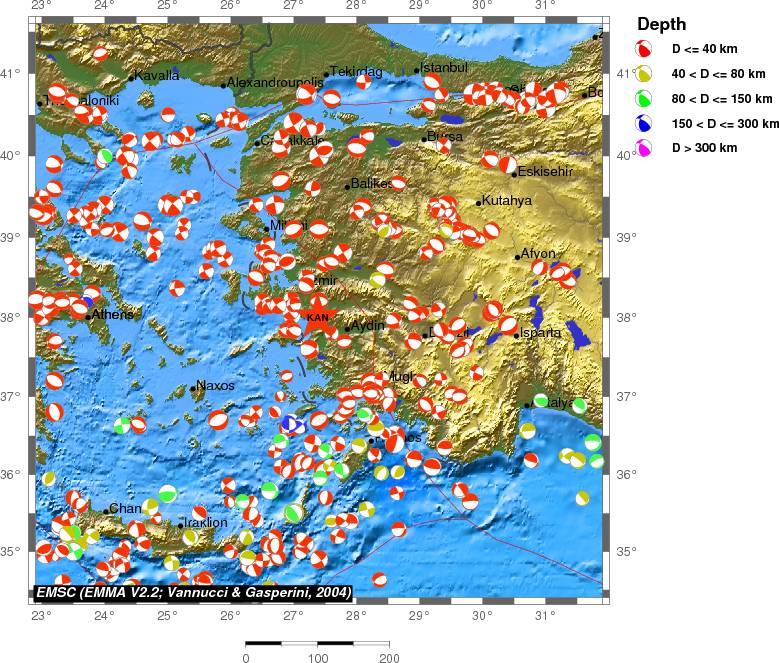 Regional moment Tensor