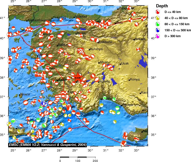 Regional moment Tensor