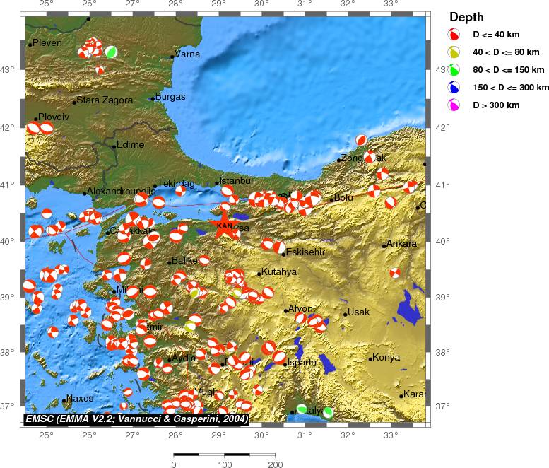 Regional moment Tensor