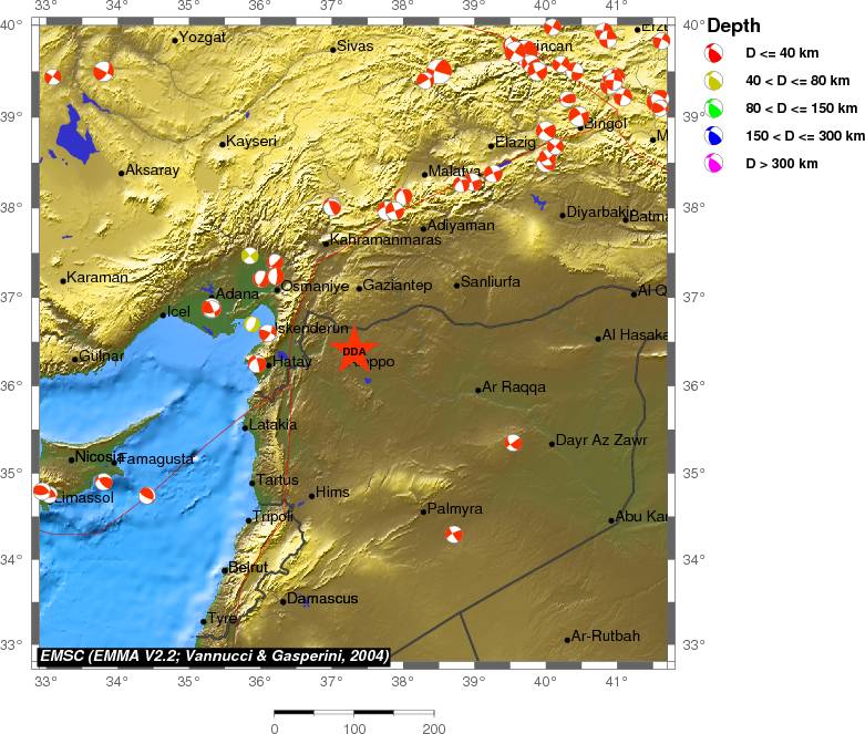 Regional moment Tensor