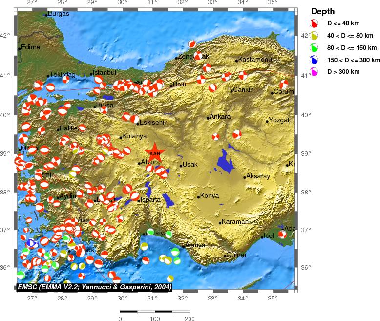 Regional moment Tensor