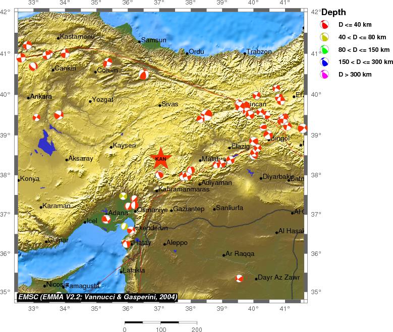 Regional moment Tensor