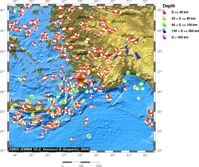 Regional moment Tensor