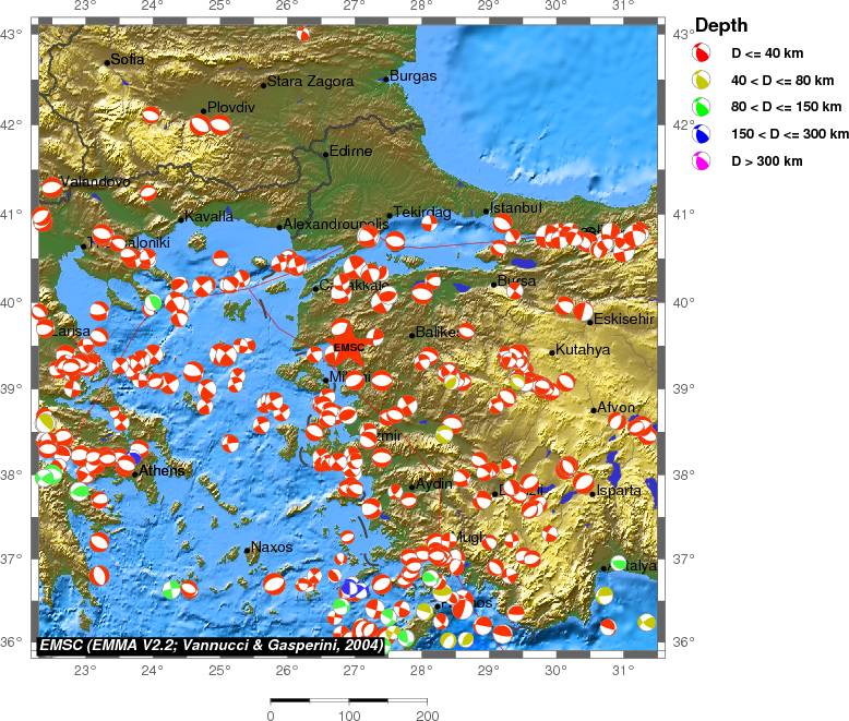 Regional moment Tensor