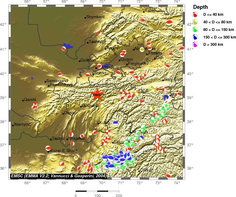 Regional moment Tensor