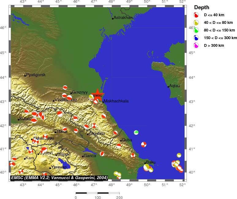 Regional moment Tensor