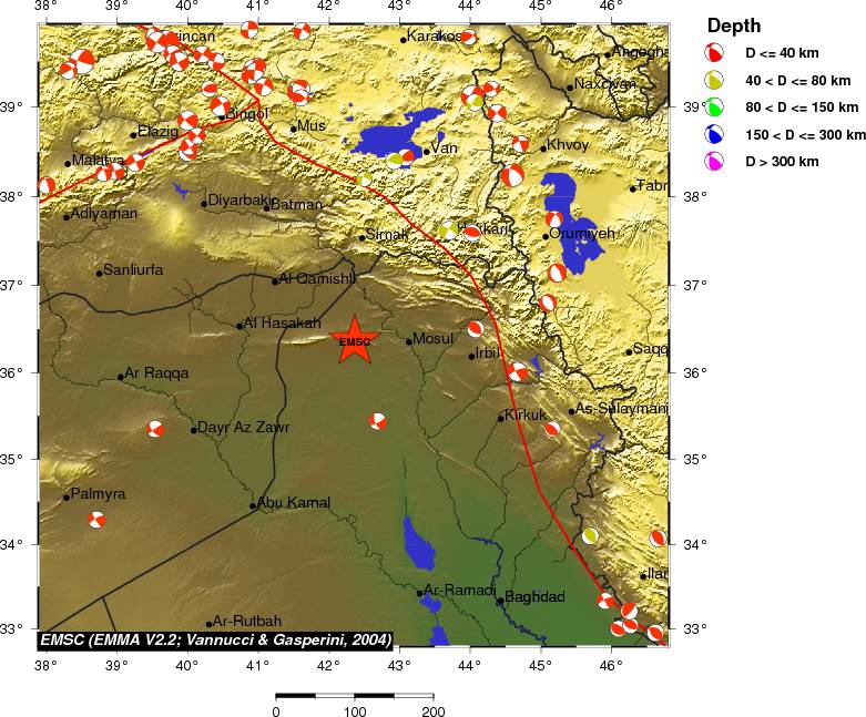 Regional moment Tensor