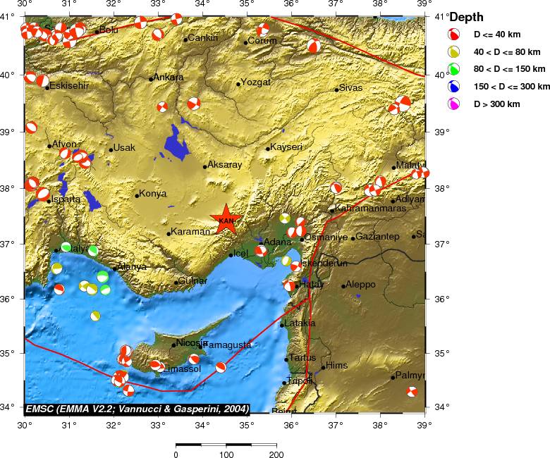 Regional moment Tensor