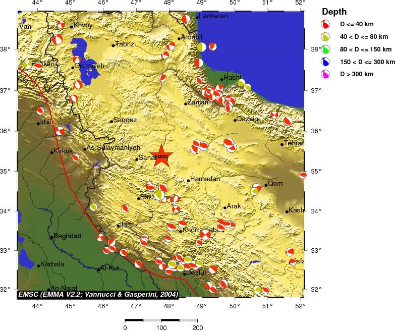 Regional moment Tensor