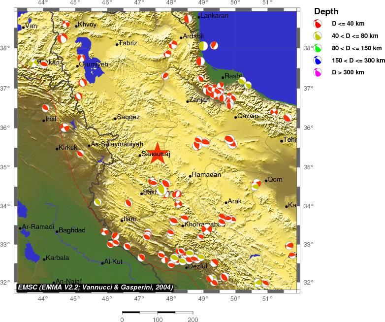 Regional moment Tensor