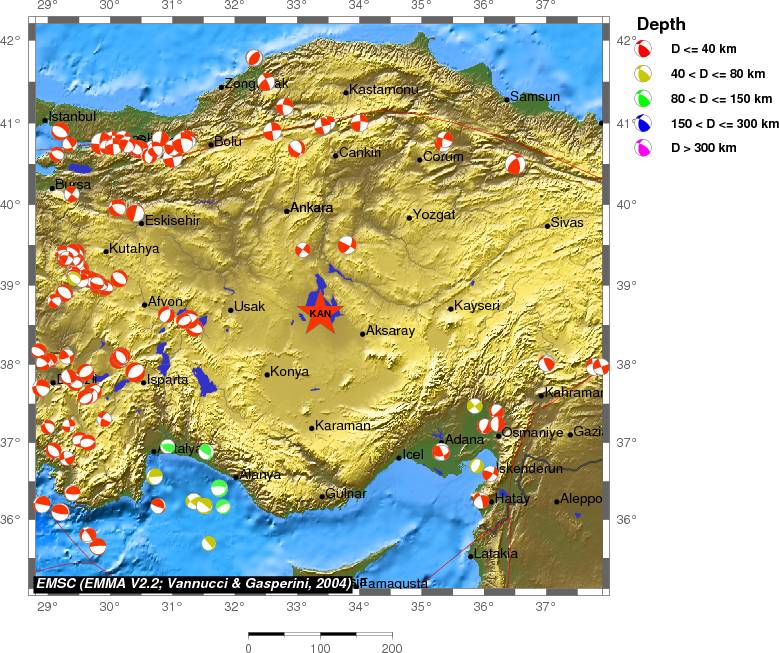 Regional moment Tensor