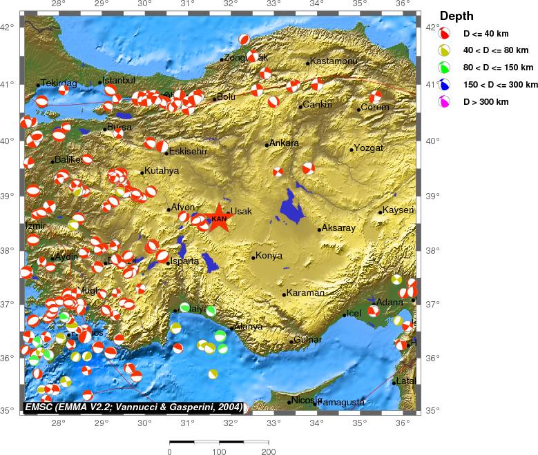 Regional moment Tensor