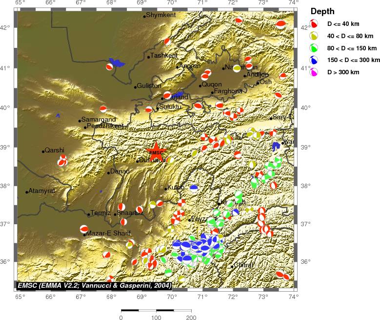 Regional moment Tensor
