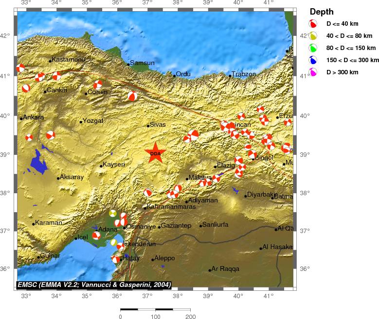 Regional moment Tensor