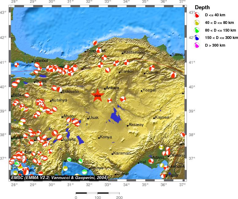 Regional moment Tensor