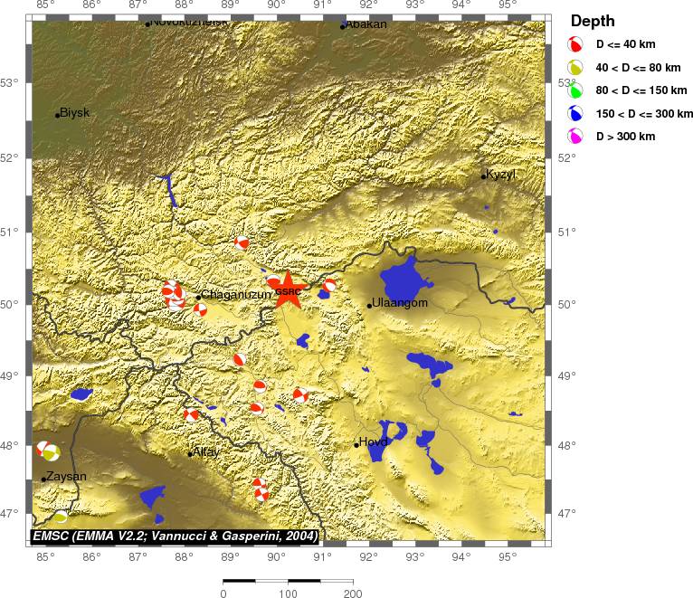 Regional moment Tensor