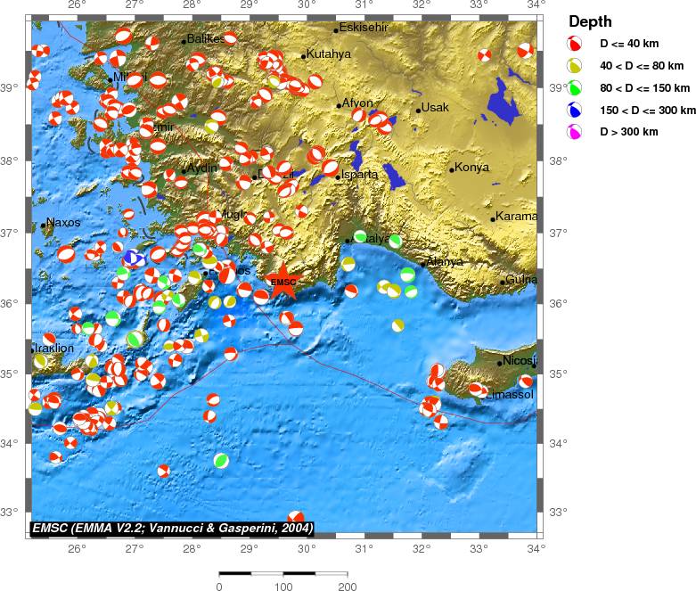 Regional moment Tensor