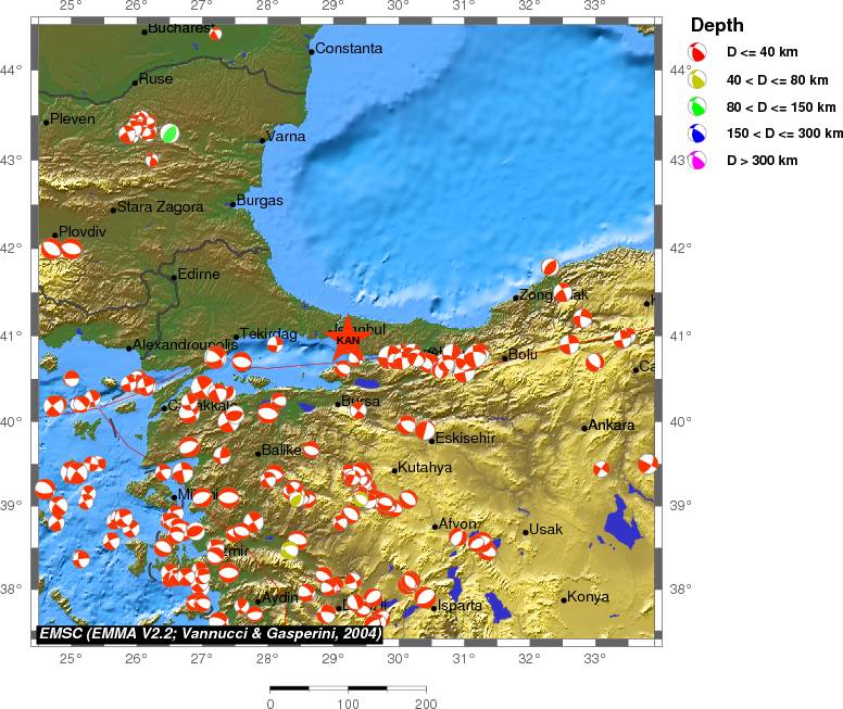 Regional moment Tensor