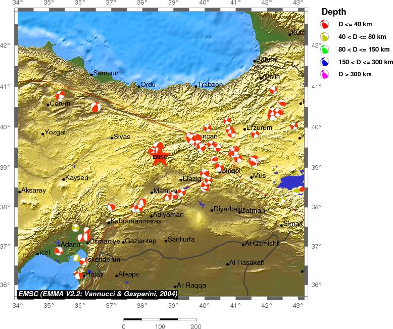 Regional moment Tensor
