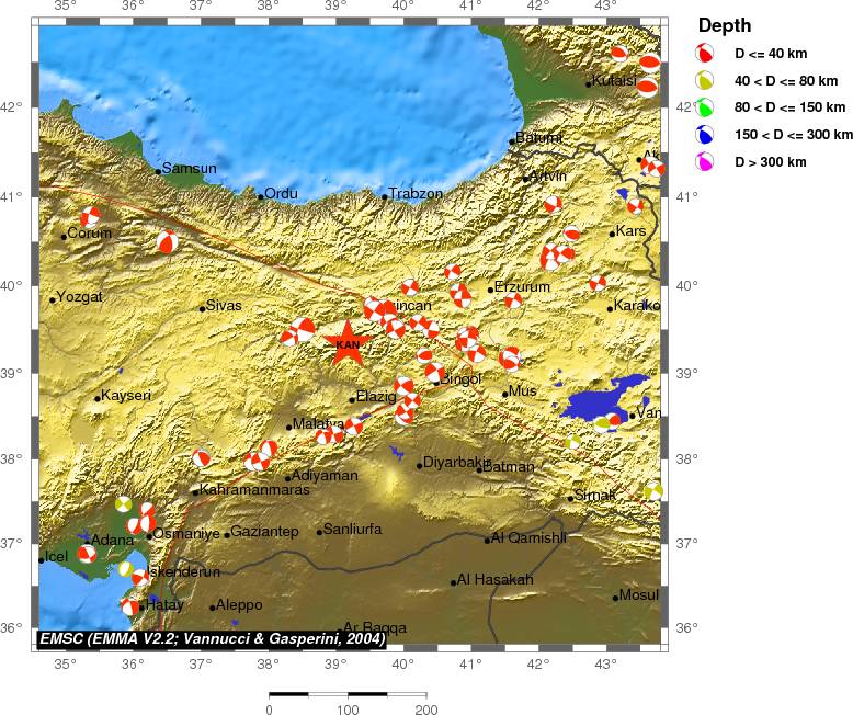 Regional moment Tensor