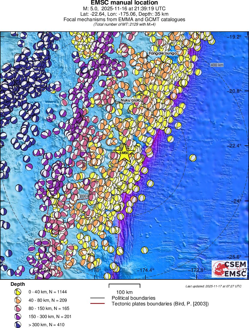 Regional moment Tensor